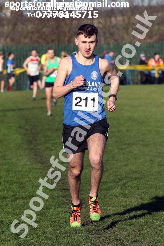 Senior mens 2020 Birtley Cross Country Relay, County Durham.  Photo: David T. Hewitson/Sports for All Pics